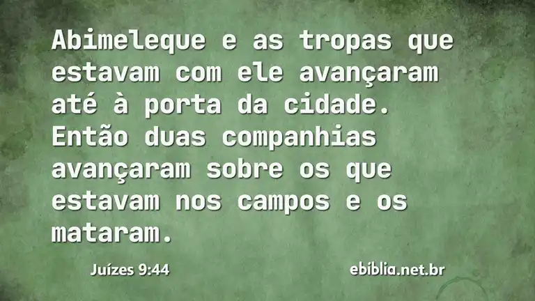 Juízes 9:44