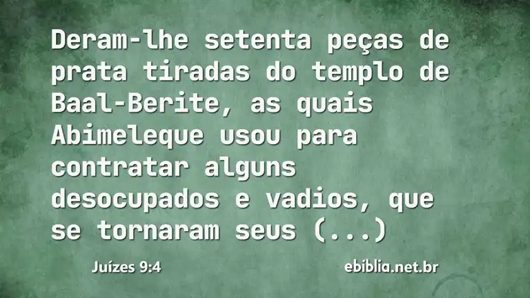 Juízes 9:4