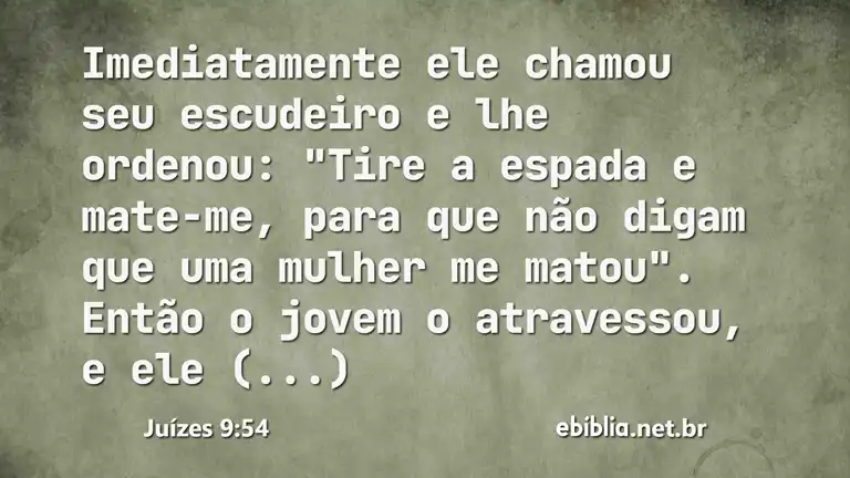 Juízes 9:54