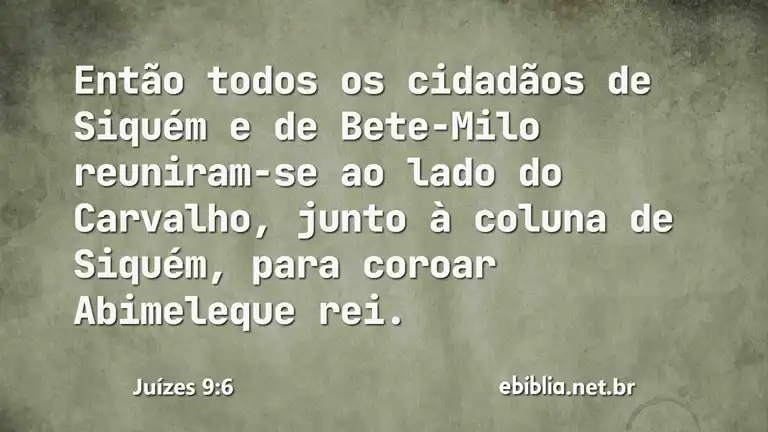 Juízes 9:6