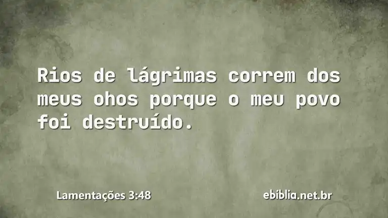 Lamentações 3:48