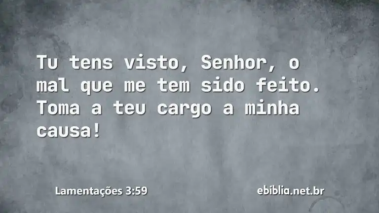 Lamentações 3:59