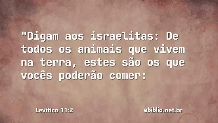 Levítico 11:2