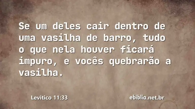 Levítico 11:33