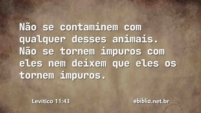 Levítico 11:43