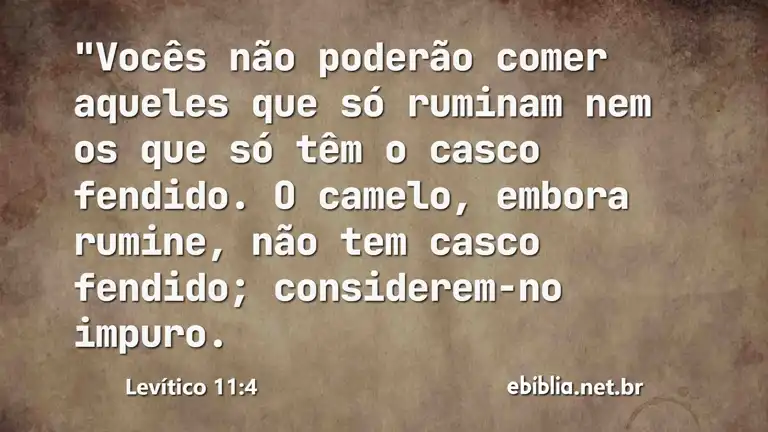 Levítico 11:4