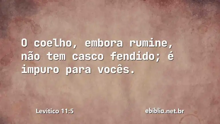 Levítico 11:5