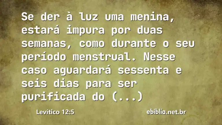 Levítico 12:5