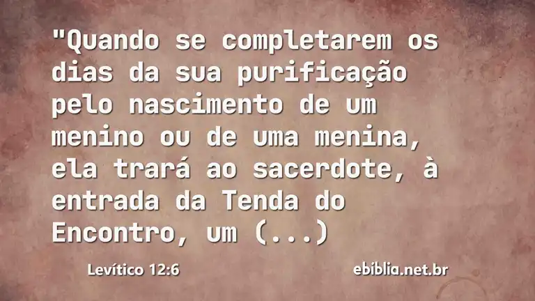 Levítico 12:6