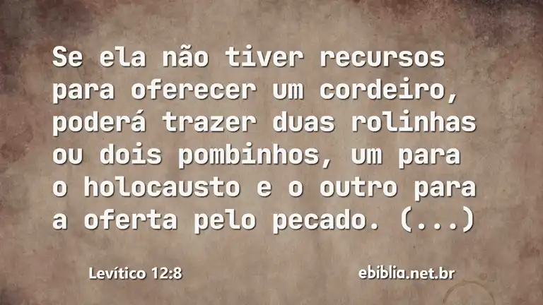 Levítico 12:8