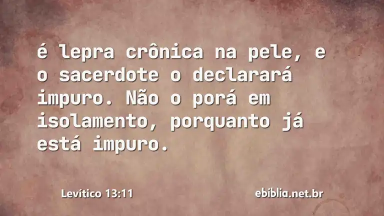 Levítico 13:11