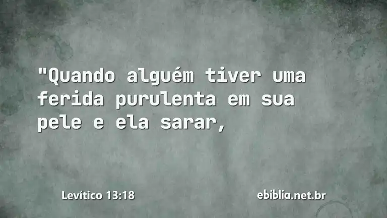 Levítico 13:18