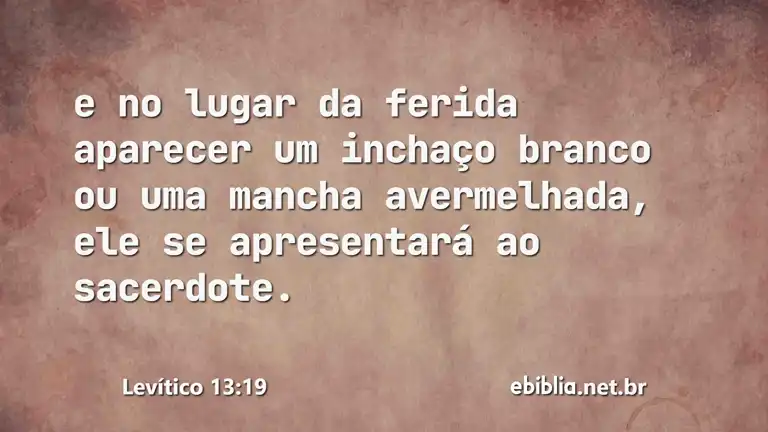 Levítico 13:19