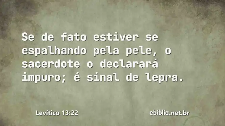 Levítico 13:22