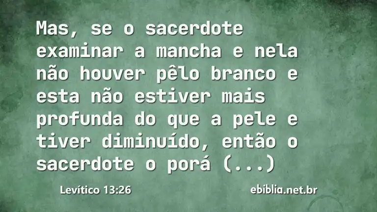 Levítico 13:26