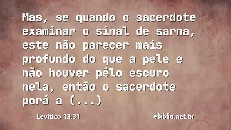 Levítico 13:31