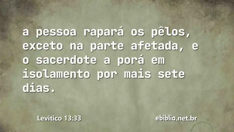 Levítico 13:33