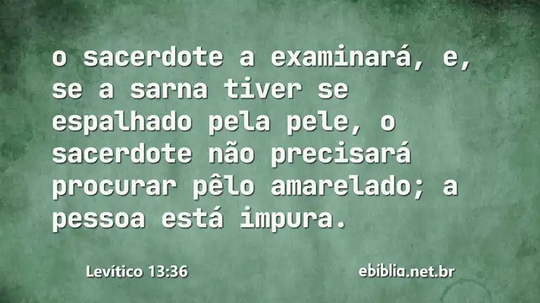 Levítico 13:36