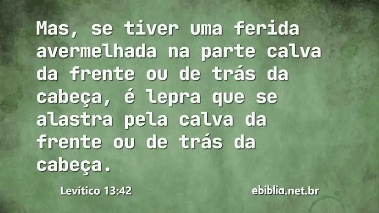 Levítico 13:42