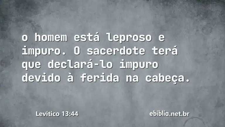 Levítico 13:44