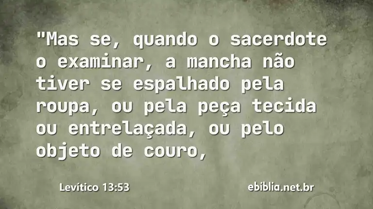 Levítico 13:53