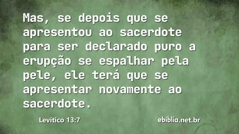 Levítico 13:7