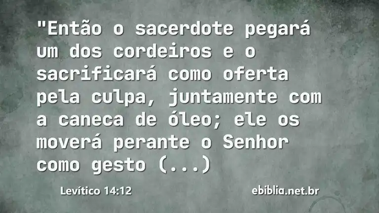 Levítico 14:12