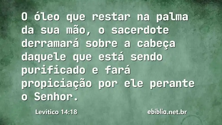 Levítico 14:18