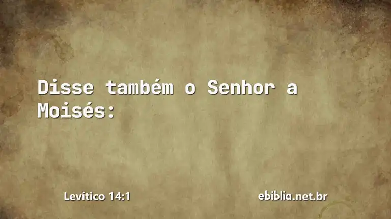 Levítico 14:1