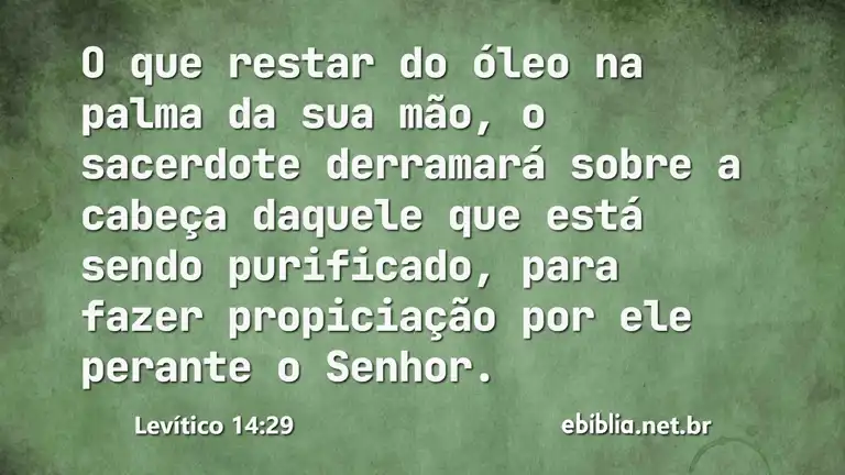 Levítico 14:29