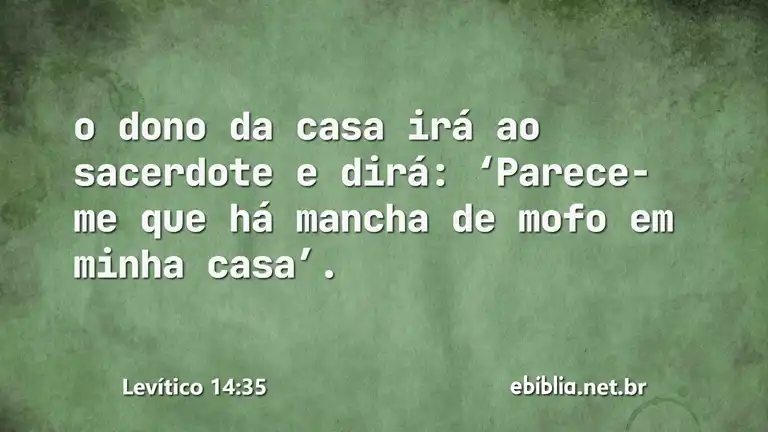 Levítico 14:35