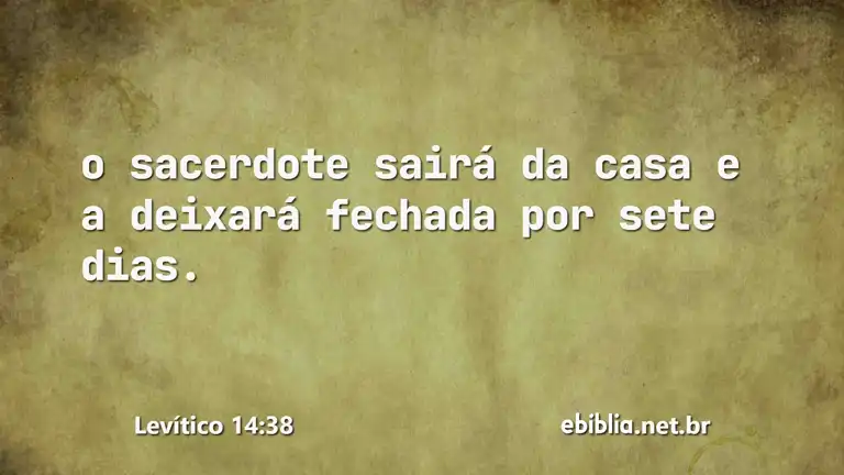 Levítico 14:38