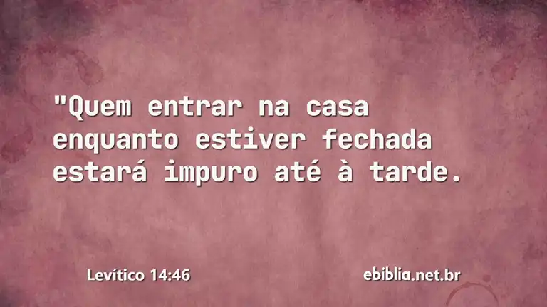 Levítico 14:46