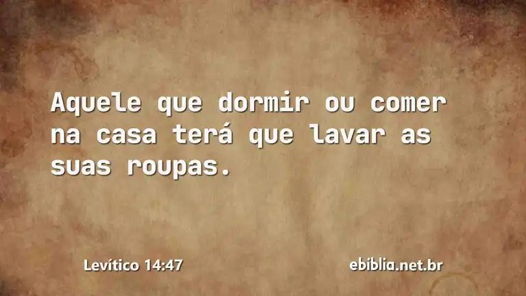 Levítico 14:47