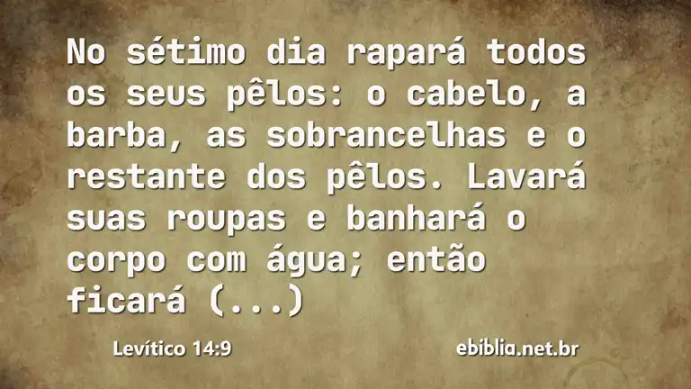 Levítico 14:9