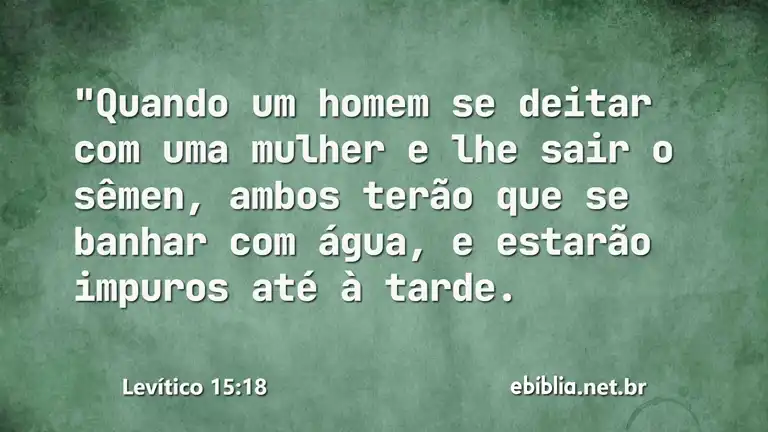 Levítico 15:18