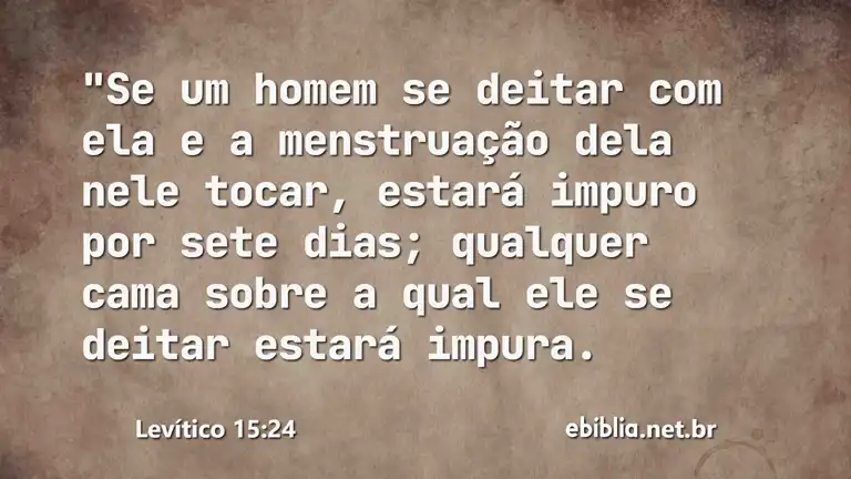 Levítico 15:24