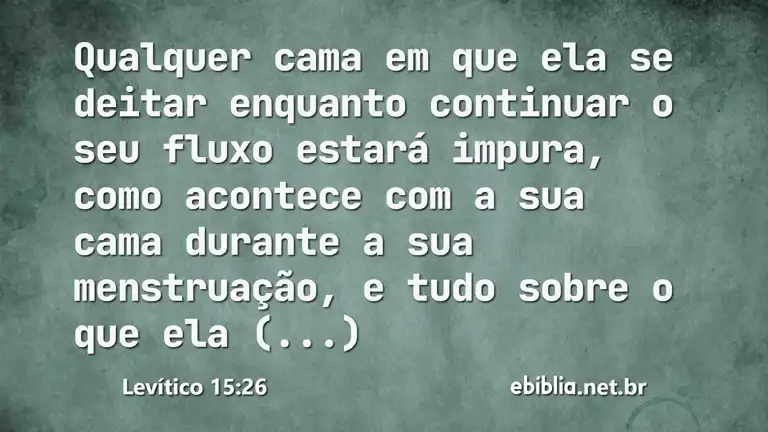 Levítico 15:26