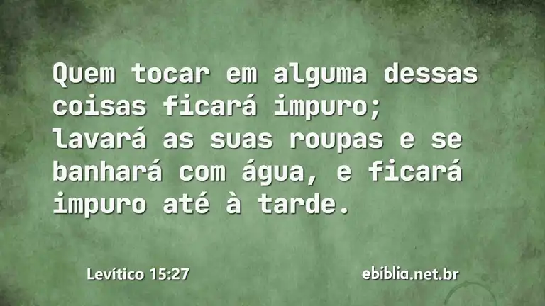 Levítico 15:27