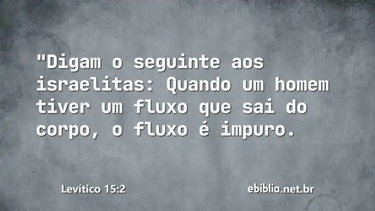 Levítico 15:2