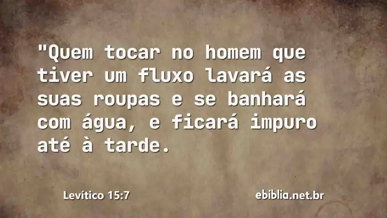 Levítico 15:7