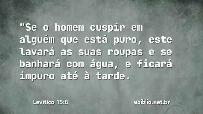 Levítico 15:8