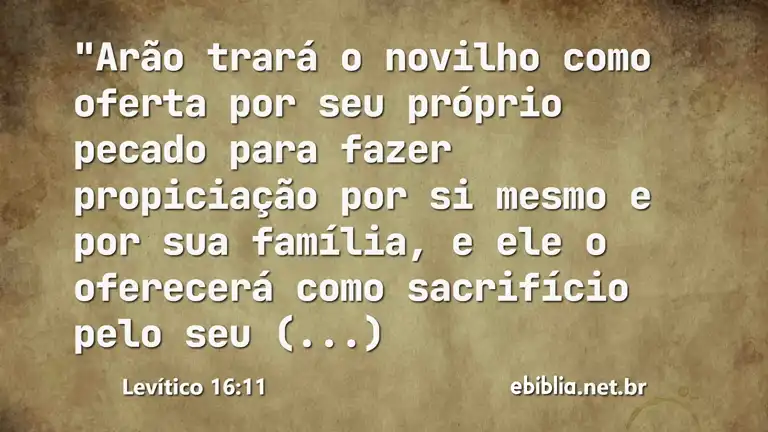 Levítico 16:11