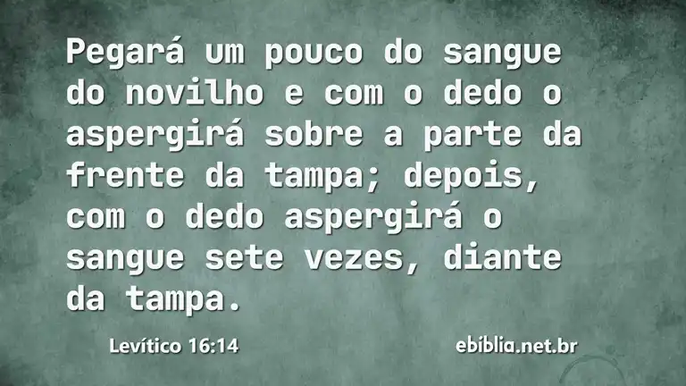 Levítico 16:14