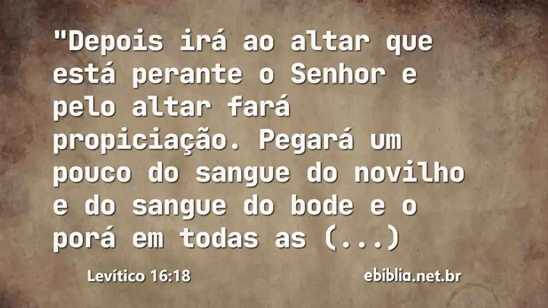 Levítico 16:18