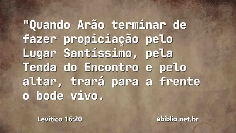 Levítico 16:20