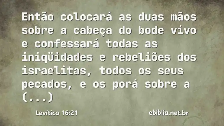 Levítico 16:21