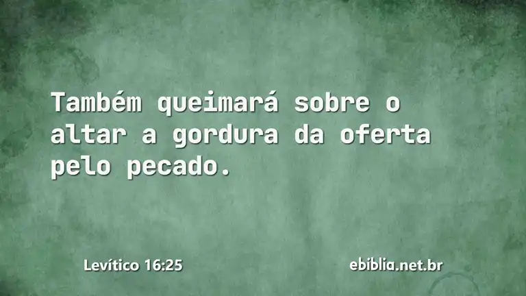 Levítico 16:25