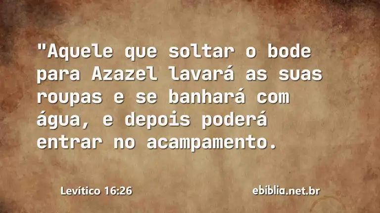 Levítico 16:26