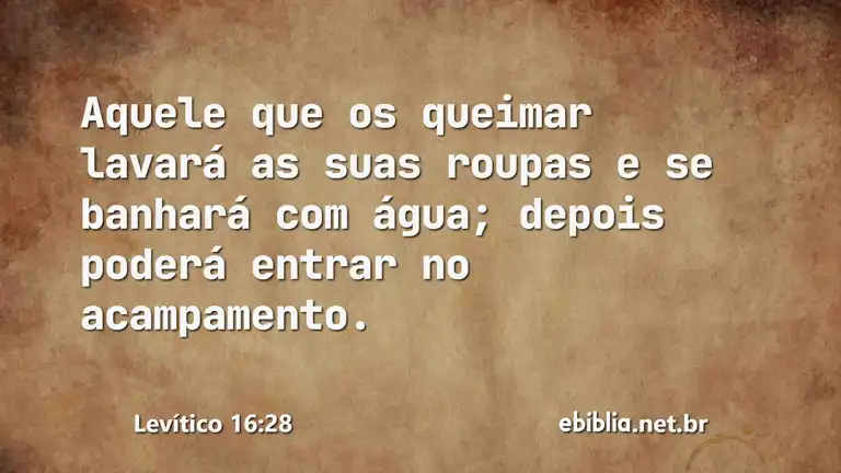 Levítico 16:28